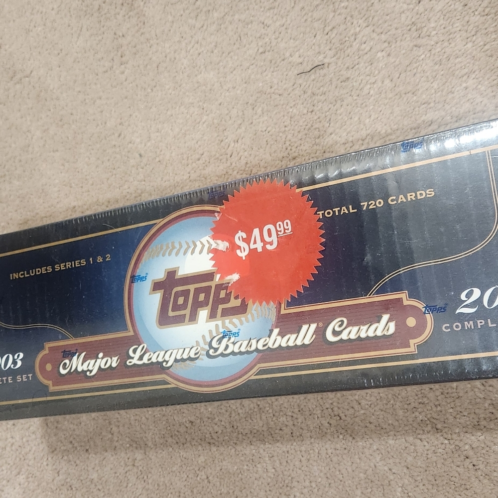 Tops 2003 New Major League Baseball Cards
